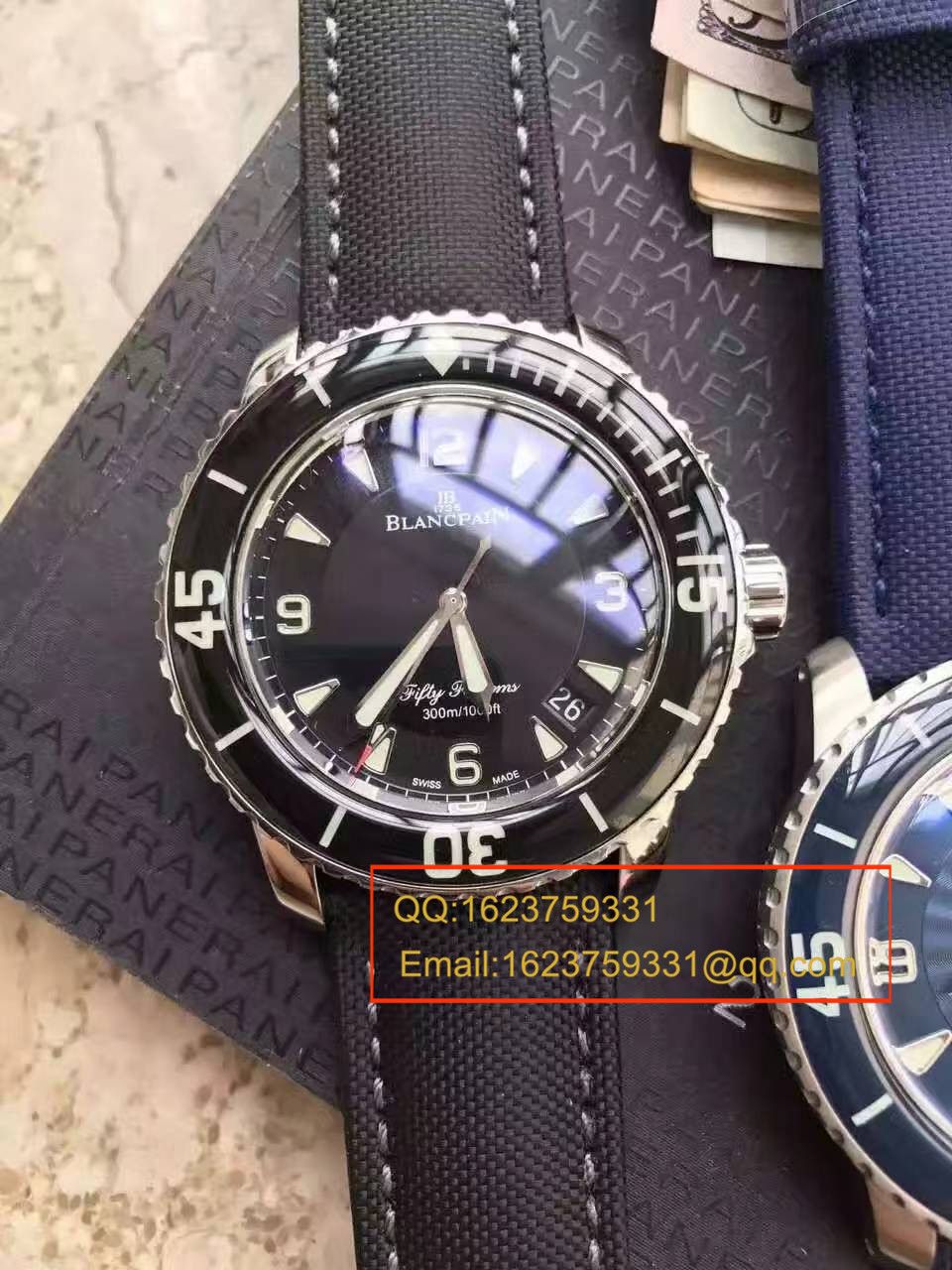 【N Factory 出品】复刻高仿 Blancpain blancpain  Fifty Fathoms 超薄 Movement 系列 5015D-1140-52B 自动机械男表 / BP006
