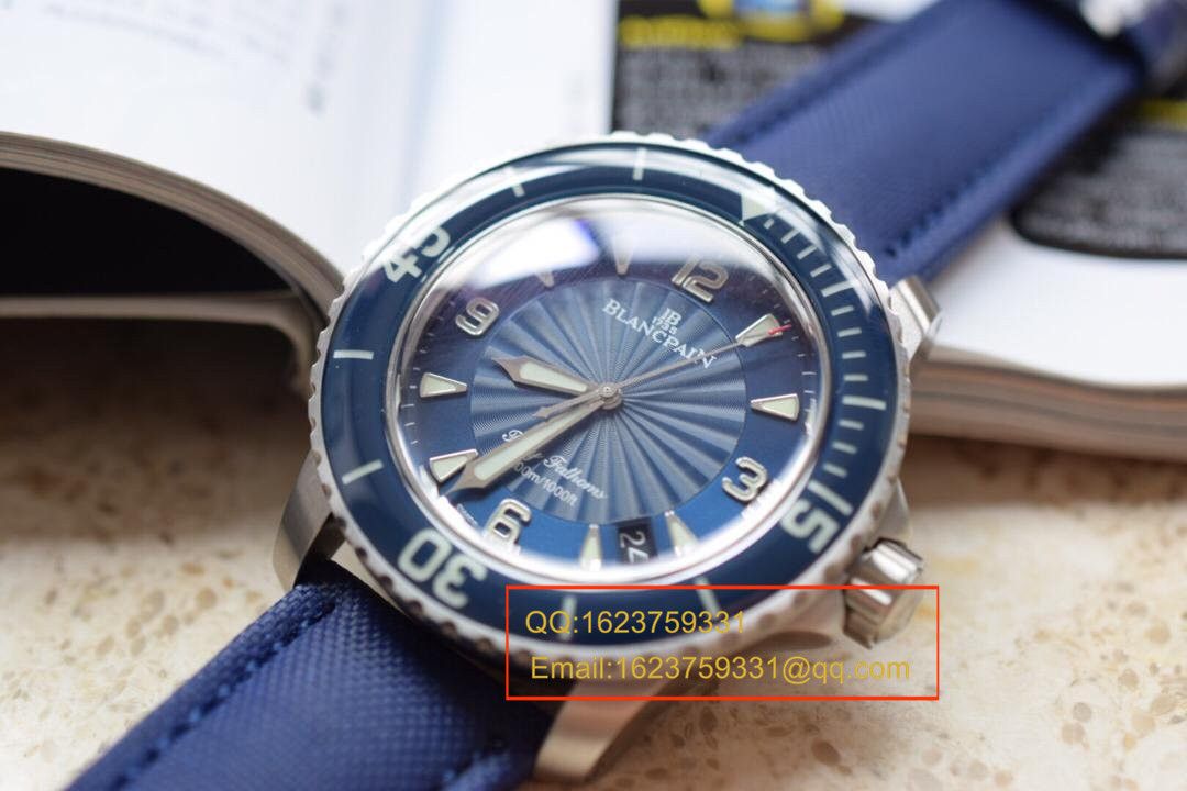 【N Factory 出品】复刻高仿 Blancpain blancpain  Fifty Fathoms 超薄 Movement 系列 5015D-1140-52B 自动机械男表 / BP006