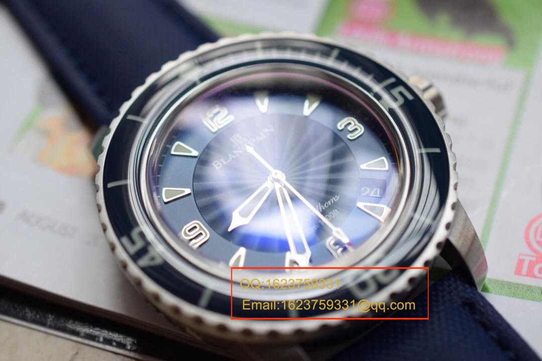 【N Factory 出品】复刻高仿 Blancpain blancpain  Fifty Fathoms 超薄 Movement 系列 5015D-1140-52B 自动机械男表 / BP006