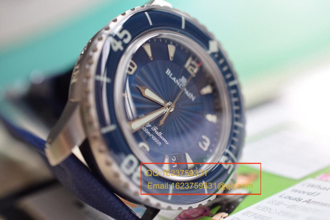 【N Factory 出品】复刻高仿 Blancpain blancpain  Fifty Fathoms 超薄 Movement 系列 5015D-1140-52B 自动机械男表 / BP006