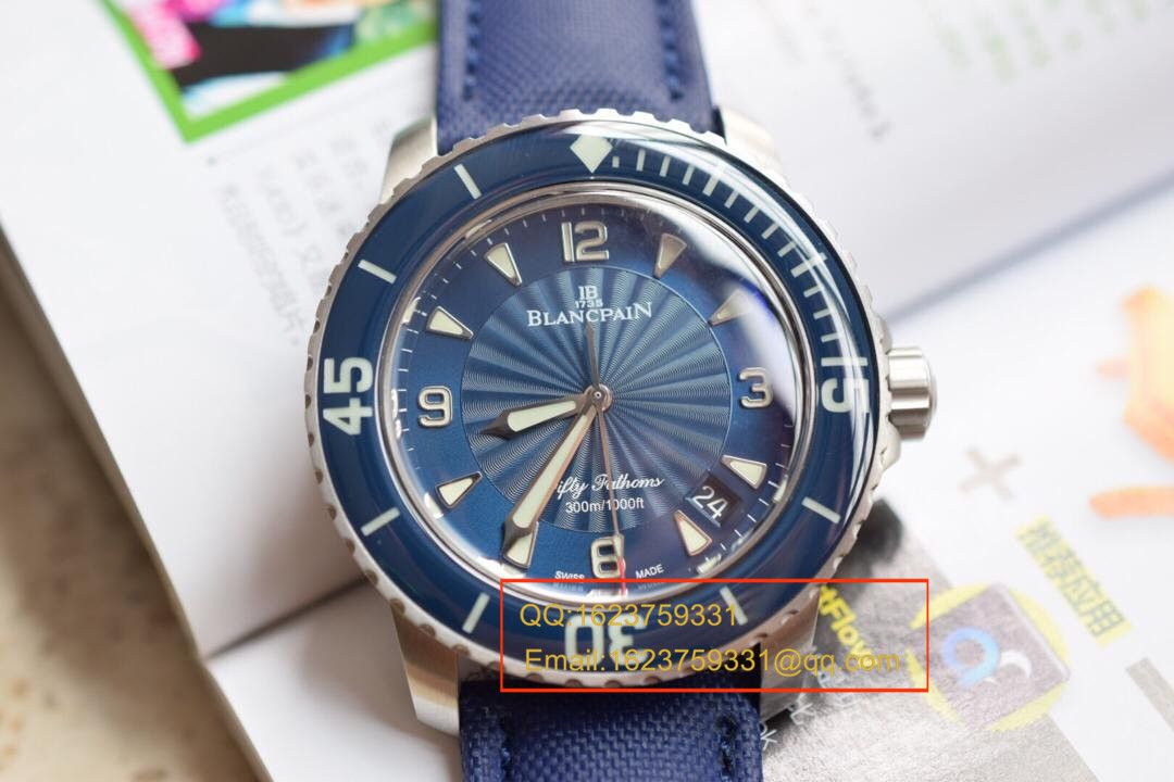 【N Factory 出品】复刻高仿 Blancpain blancpain  Fifty Fathoms 超薄 Movement 系列 5015D-1140-52B 自动机械男表 / BP006