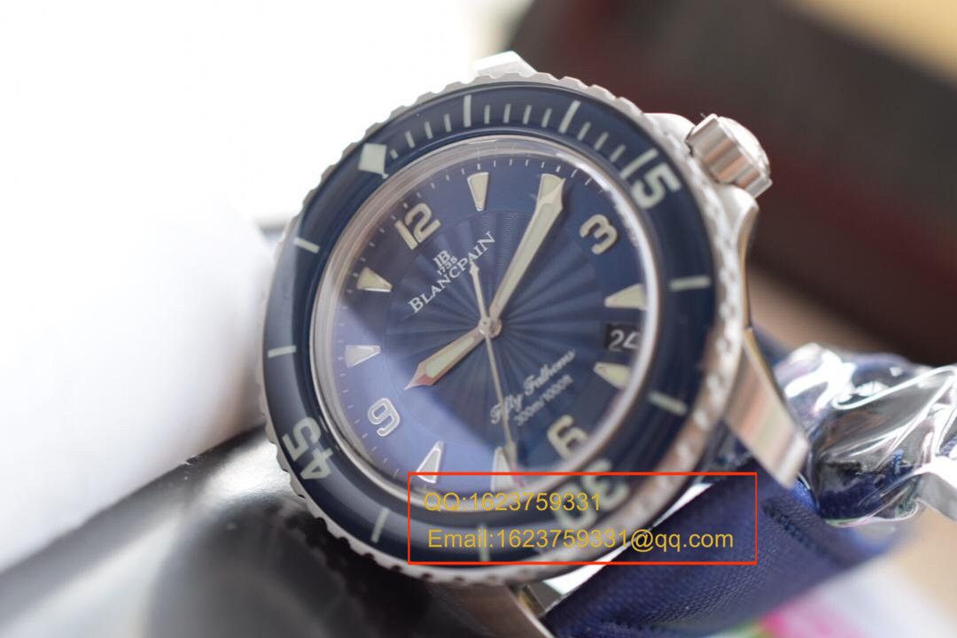 【N Factory 出品】复刻高仿 Blancpain blancpain  Fifty Fathoms 超薄 Movement 系列 5015D-1140-52B 自动机械男表 / BP006