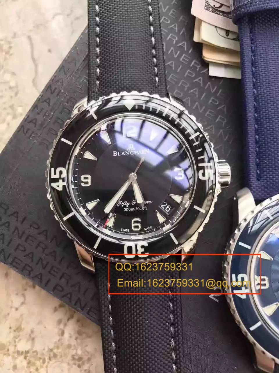 【N Factory 神器】复刻高仿Blancpain blancpain  Fifty Fathoms 系列5015-1130-52 自动机械男士 wrist watch  / BP003