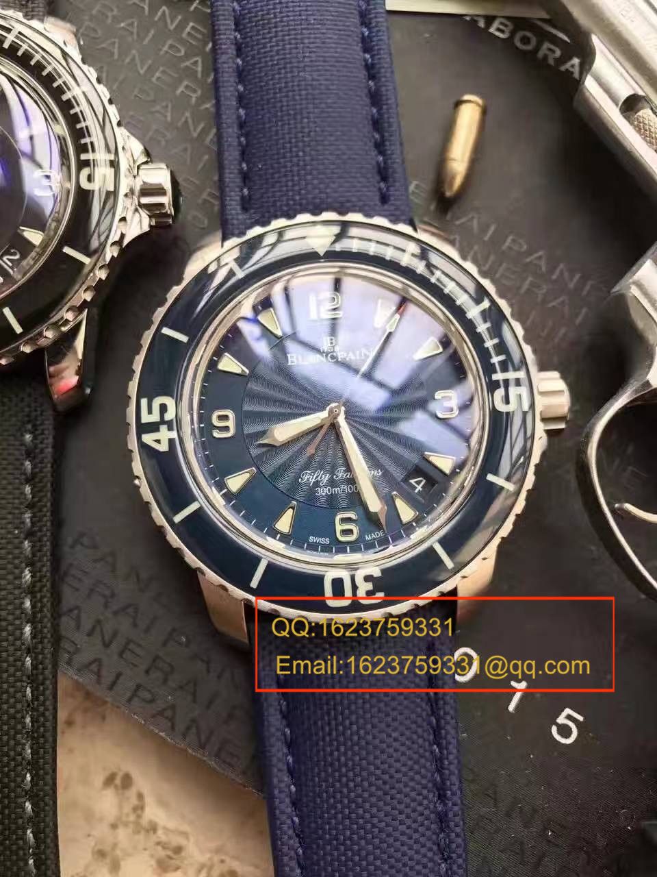 【N Factory 神器】复刻高仿Blancpain blancpain  Fifty Fathoms 系列5015-1130-52 自动机械男士 wrist watch  / BP003