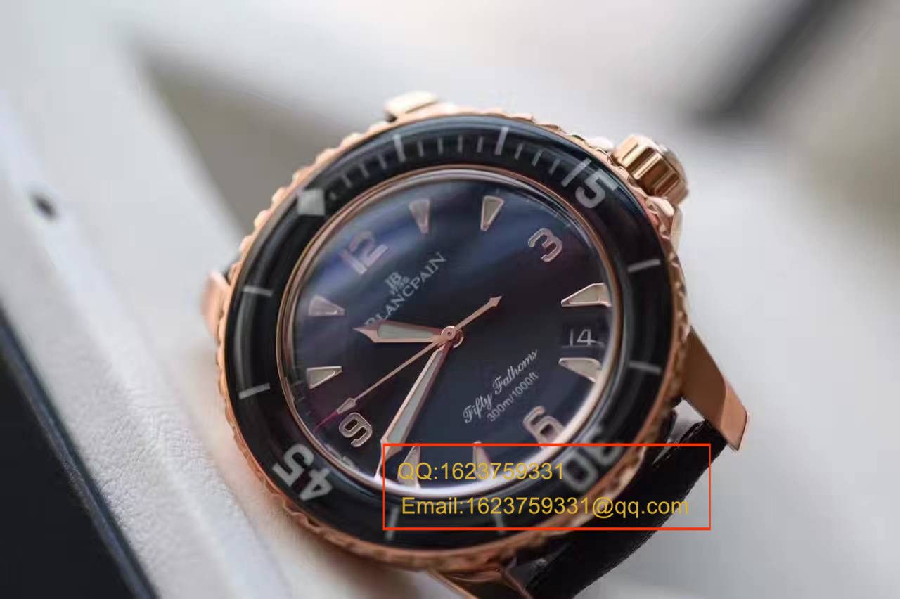 【N Factory 神器】高仿Blancpain  Blancpain  Fifty Fathoms 系列5015-3630-52 自动机械 wrist watch  / BP002