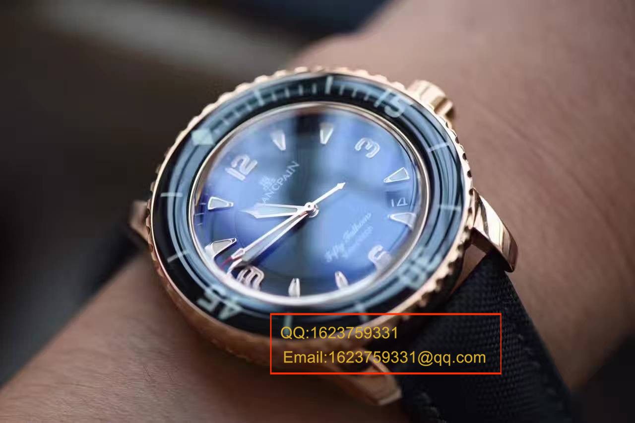 【N Factory 神器】高仿Blancpain  Blancpain  Fifty Fathoms 系列5015-3630-52 自动机械 wrist watch  / BP002