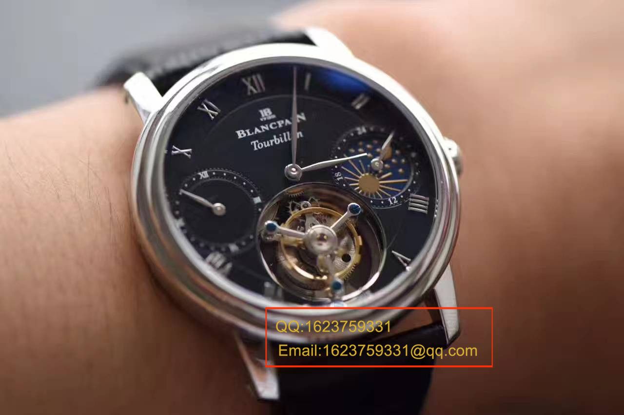 【BM Factory 一比一精仿手表】Blancpain 经典系列真 Tourbillon 机械 wrist watch  / BPCF025