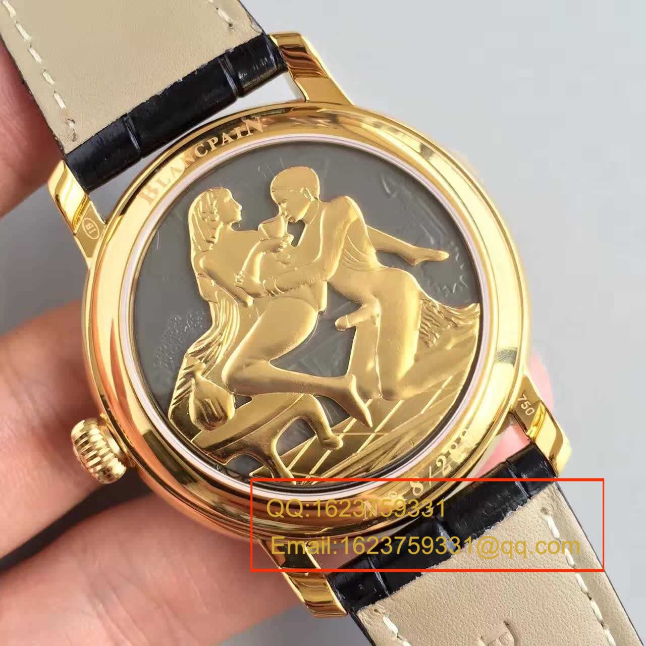 【LH Factory 超A1:1精仿高手表】Blancpain 巨匠系列布拉苏斯系列 春宫 Tourbillon 00232-3631-55B wrist watch  / BP016