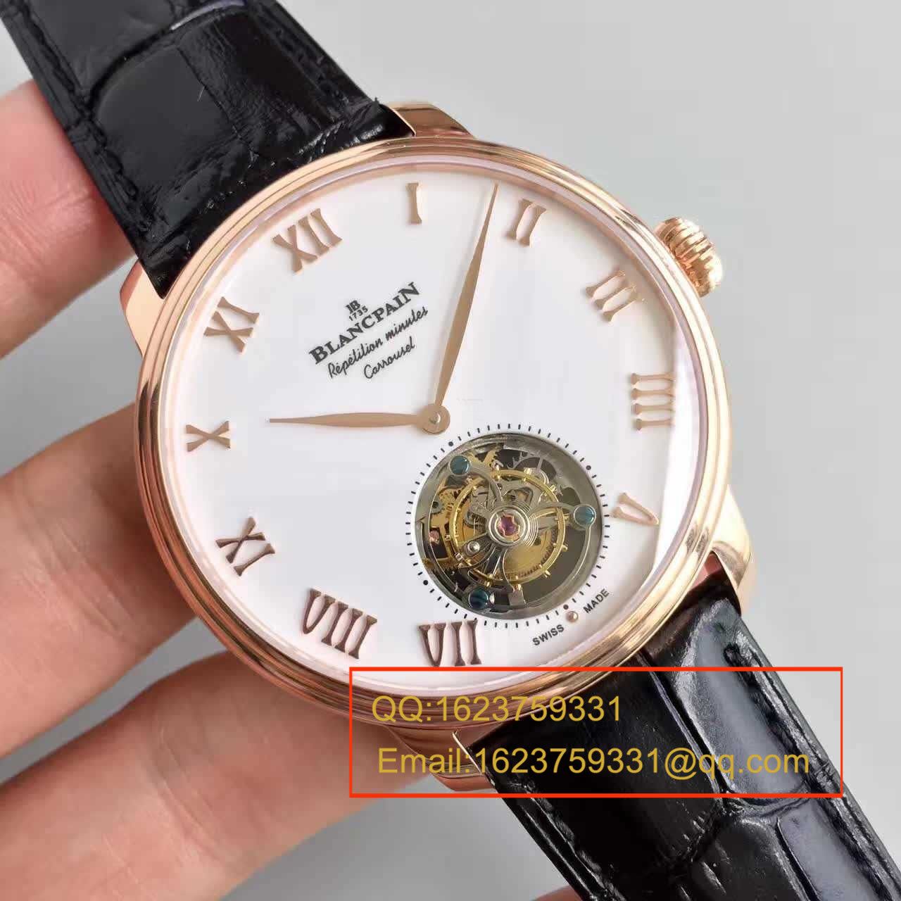 【LH Factory 超A1:1精仿高手表】Blancpain 巨匠系列布拉苏斯系列 春宫 Tourbillon 00232-3631-55B wrist watch  / BP016