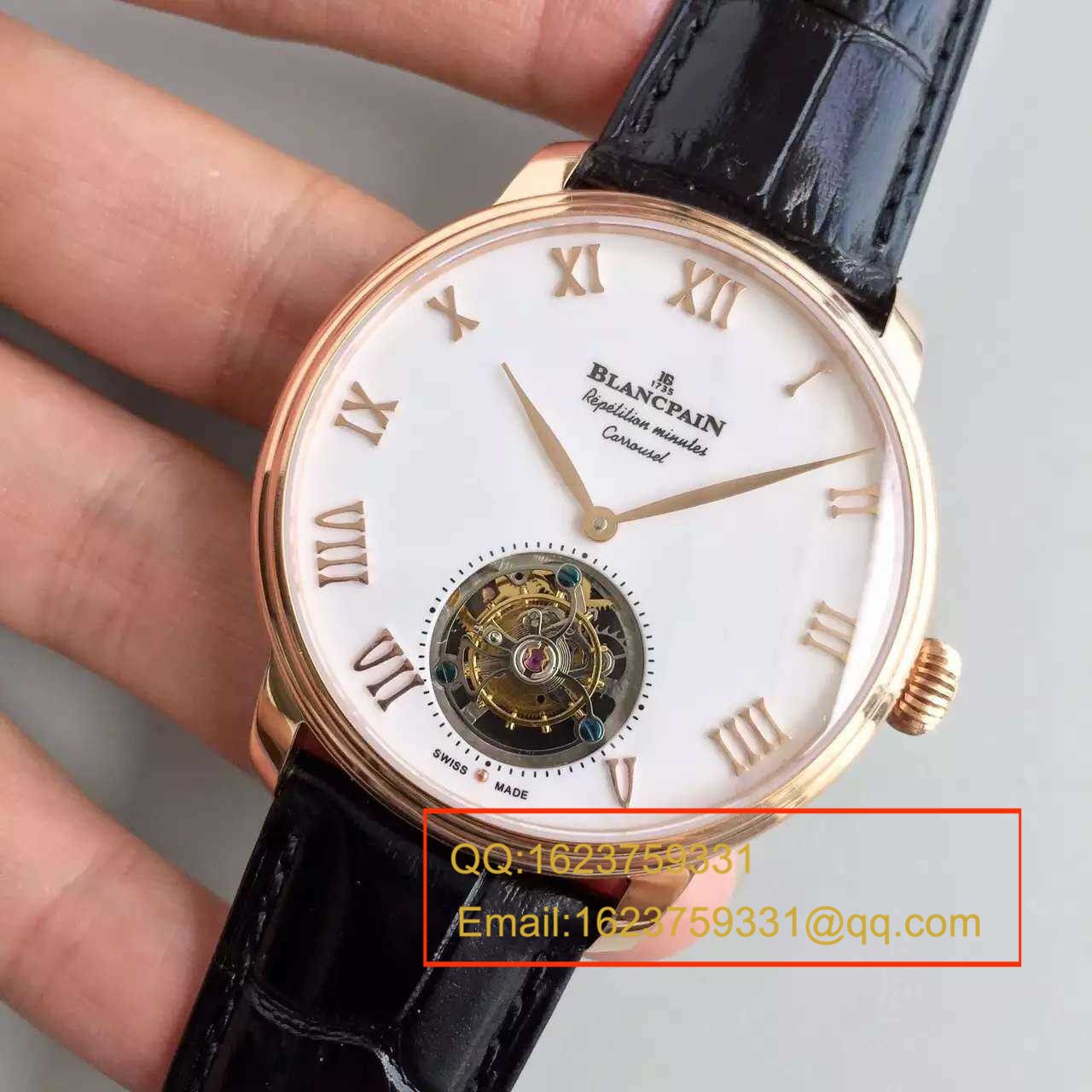 【LH Factory 超A1:1精仿高手表】Blancpain 巨匠系列布拉苏斯系列 春宫 Tourbillon 00232-3631-55B wrist watch  / BP016
