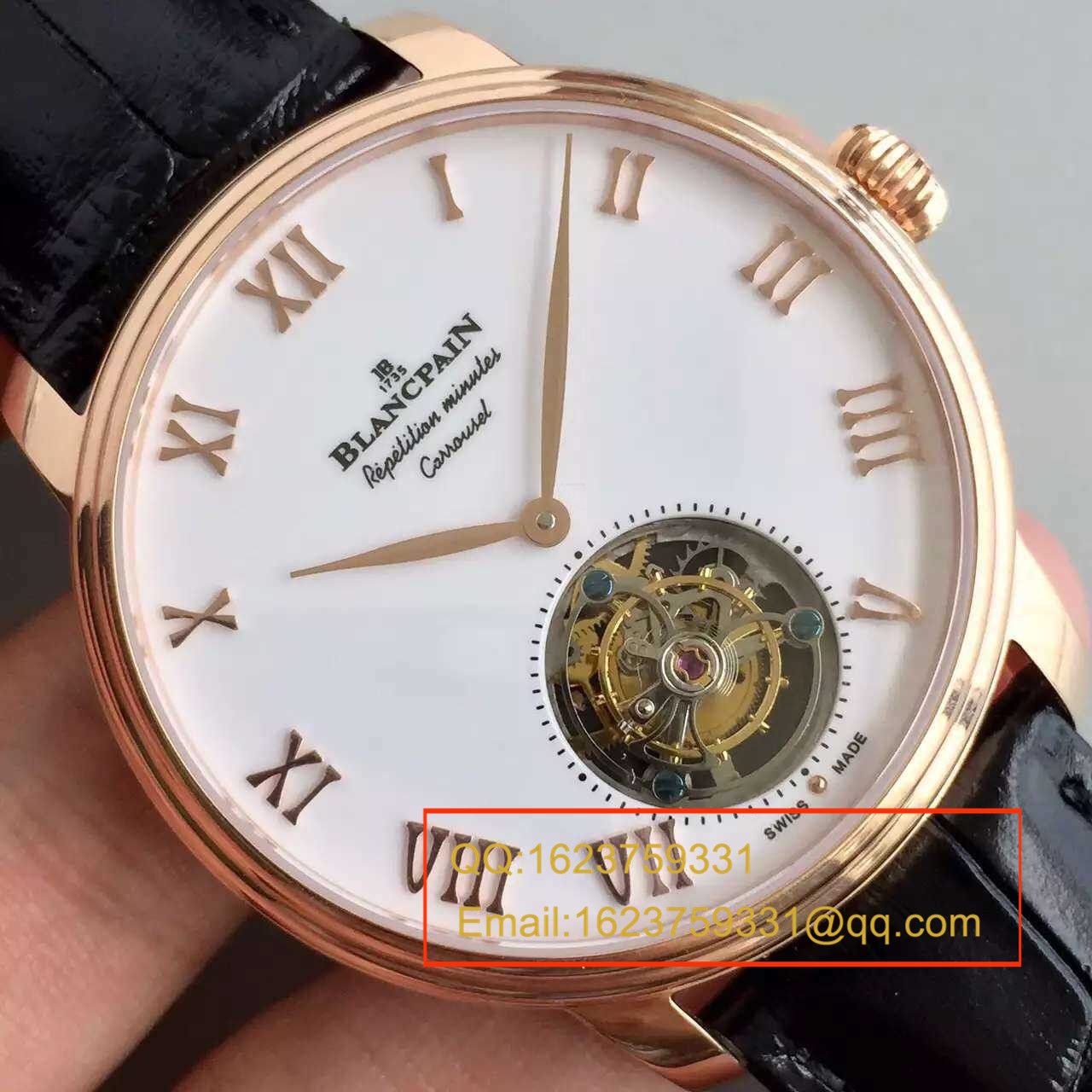 【LH Factory 超A1:1精仿高手表】Blancpain 巨匠系列布拉苏斯系列 春宫 Tourbillon 00232-3631-55B wrist watch  / BP016