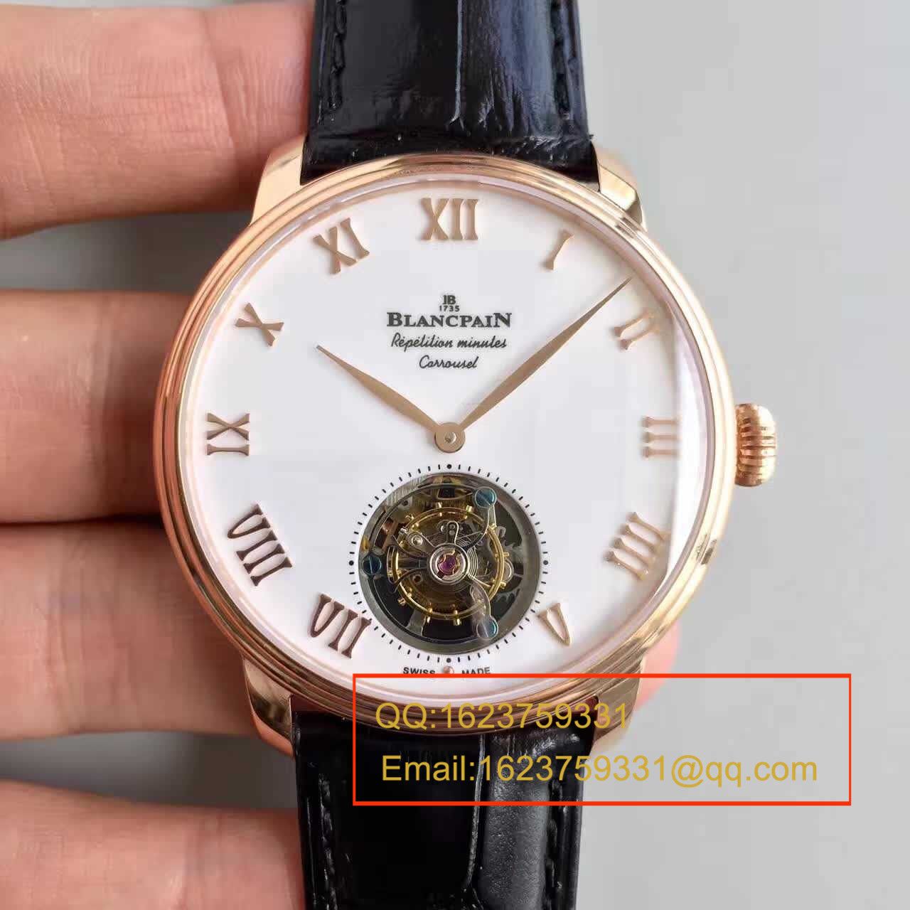 【LH Factory 超A1:1精仿高手表】Blancpain 巨匠系列布拉苏斯系列 春宫 Tourbillon 00232-3631-55B wrist watch  / BP016