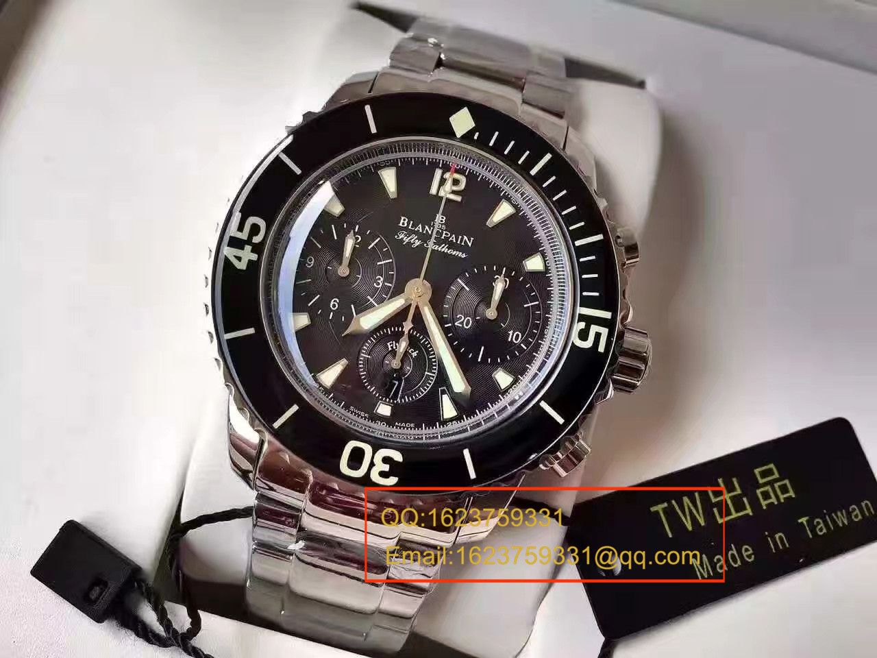  【TW Factory 一比一复刻高仿手表】Blancpain Blancpain  Fifty Fathoms 系列 超薄 Movement 系列5085F-1130-71  wrist watch  / BP009