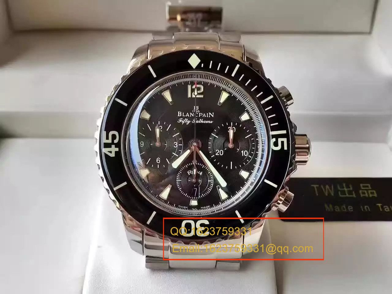  【TW Factory 一比一复刻高仿手表】Blancpain Blancpain  Fifty Fathoms 系列 超薄 Movement 系列5085F-1130-71  wrist watch  / BP009