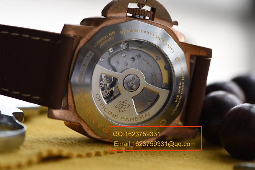 【 Video analysis KW Factory 1:1 top 复刻手表】Panerai 限量珍藏款系列PAM00507 wrist watch 《青铜神器》 / PAM00507