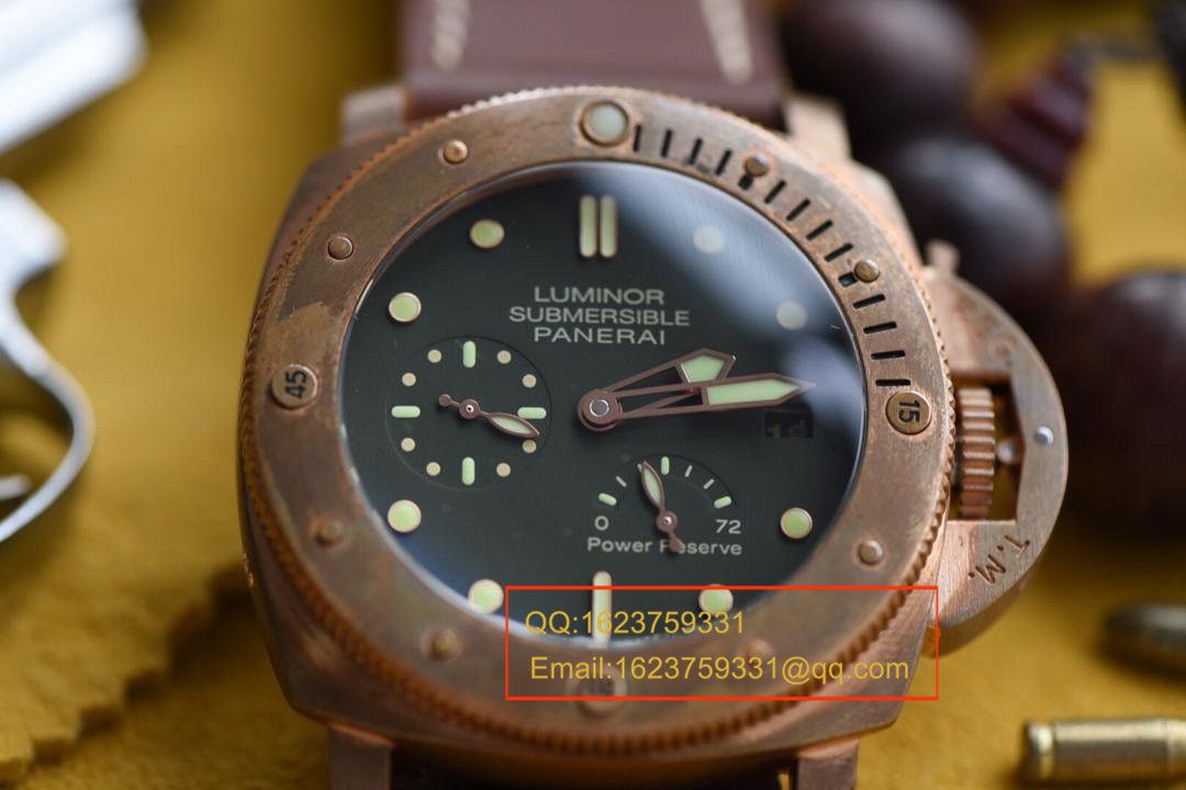 【 Video analysis KW Factory 1:1 top 复刻手表】Panerai 限量珍藏款系列PAM00507 wrist watch 《青铜神器》 / PAM00507
