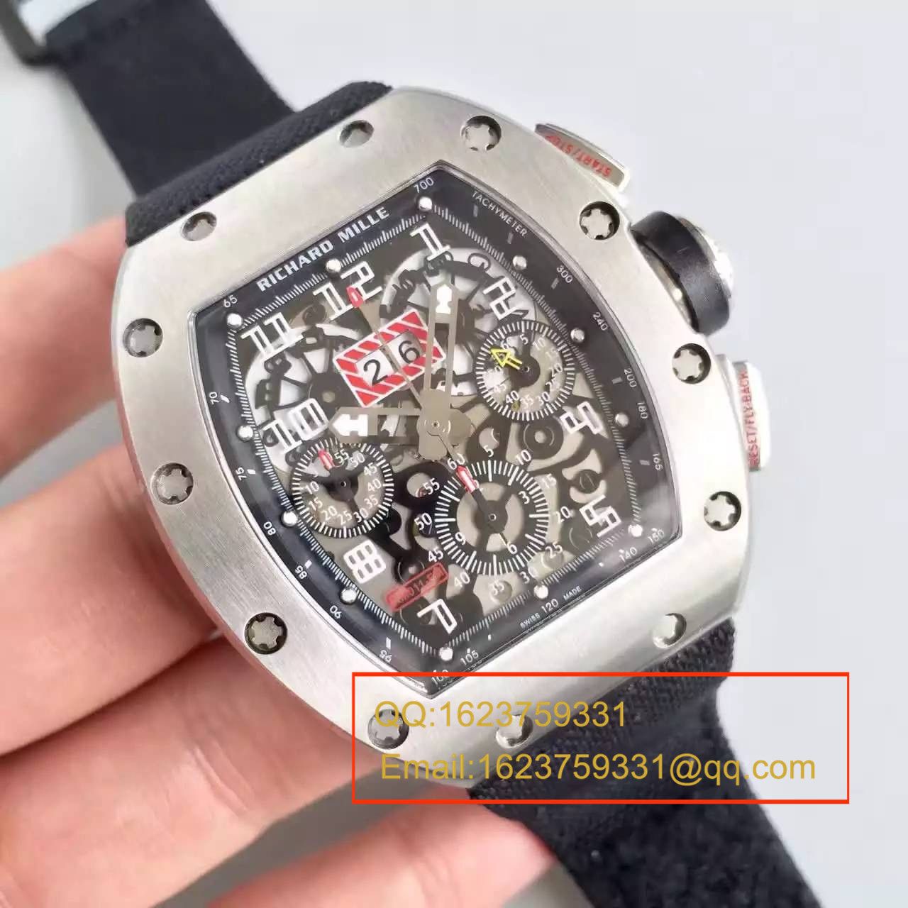 【RM一比一超A精仿手表】RICHARD MILLE 男士系列高RM 011 FLYBACK CHRONOGRAPH wrist watch  / RM 011 FLYBACK