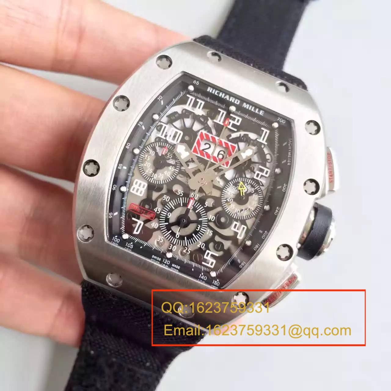 【RM一比一超A精仿手表】RICHARD MILLE 男士系列高RM 011 FLYBACK CHRONOGRAPH wrist watch  / RM 011 FLYBACK