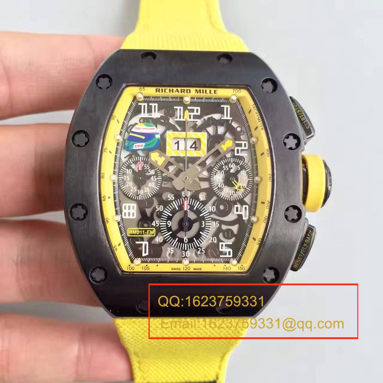 【RM一比一超A精仿手表】RICHARD MILLE 男士系列高RM 011 FLYBACK CHRONOGRAPH wrist watch  / RM 011 FLYBACK