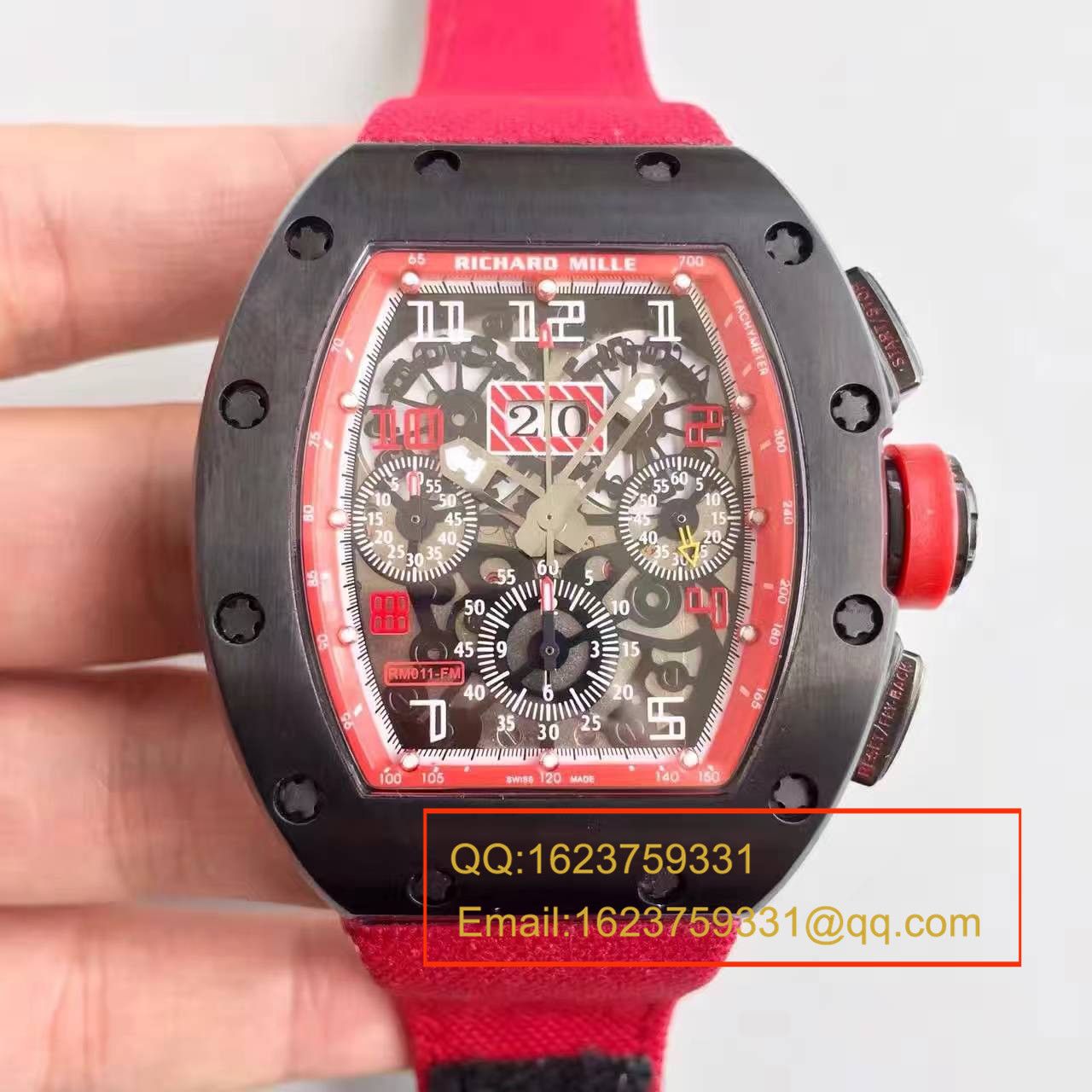 【RM一比一超A精仿手表】RICHARD MILLE 男士系列高RM 011 FLYBACK CHRONOGRAPH wrist watch  / RM 011 FLYBACK
