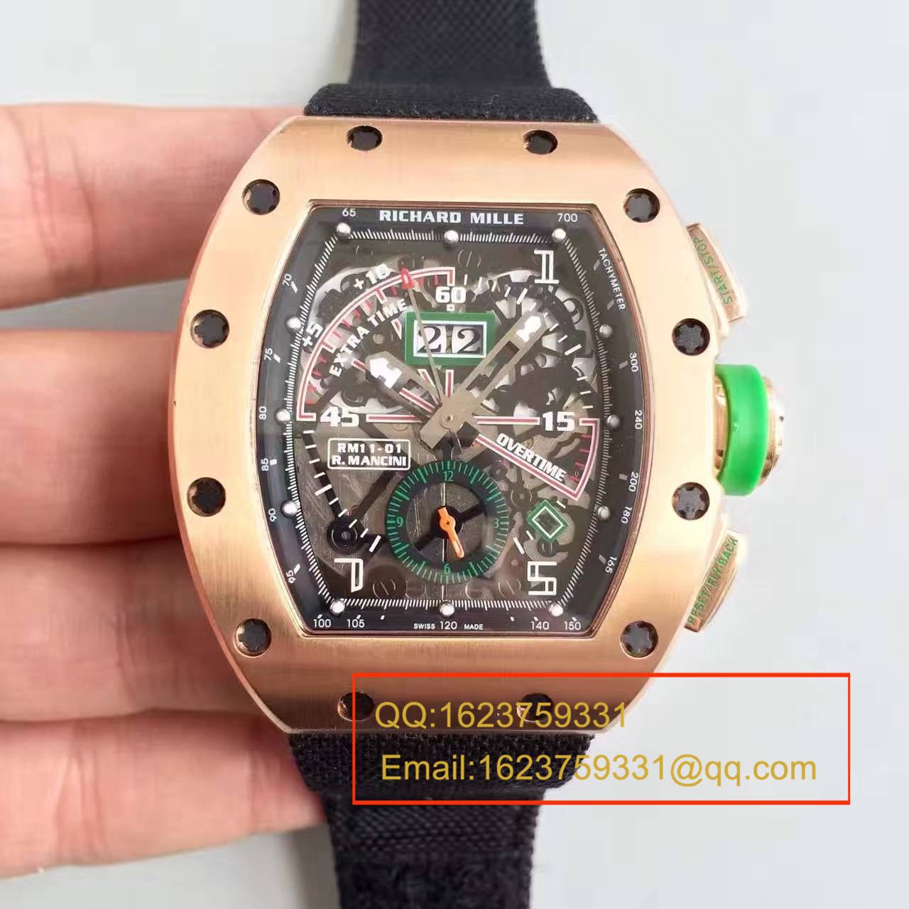 【RM一比一超A精仿手表】RICHARD MILLE 男士系列高RM 011 FLYBACK CHRONOGRAPH wrist watch  / RM 011 FLYBACK