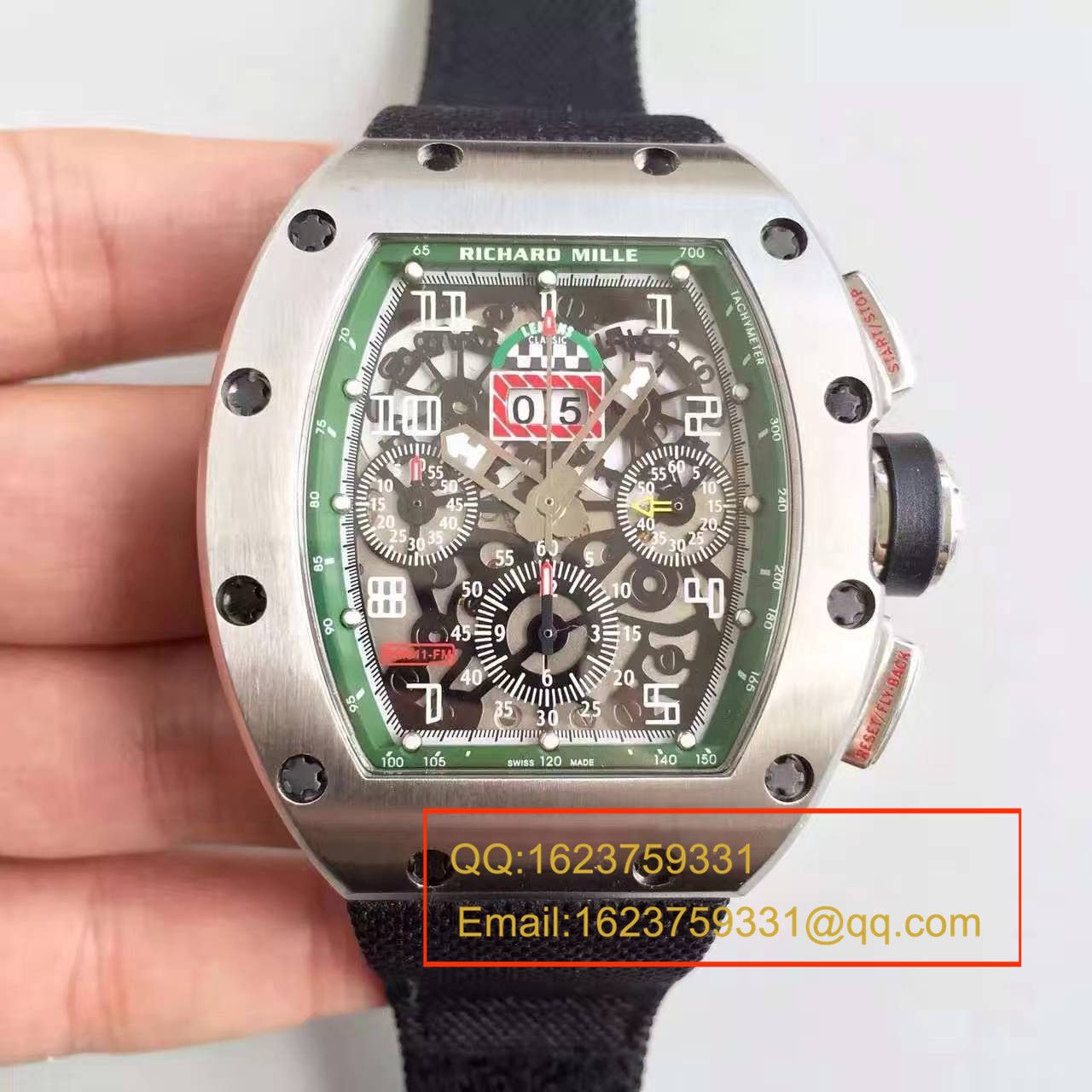 【RM一比一超A精仿手表】RICHARD MILLE 男士系列高RM 011 FLYBACK CHRONOGRAPH wrist watch  / RM 011 FLYBACK