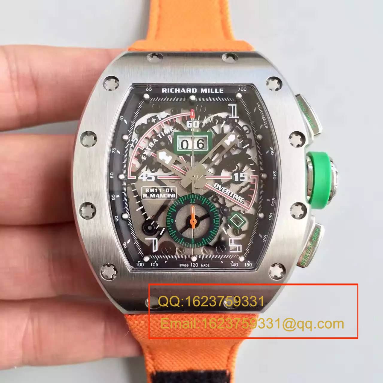 【RM一比一超A精仿手表】RICHARD MILLE 男士系列高RM 011 FLYBACK CHRONOGRAPH wrist watch  / RM 011 FLYBACK