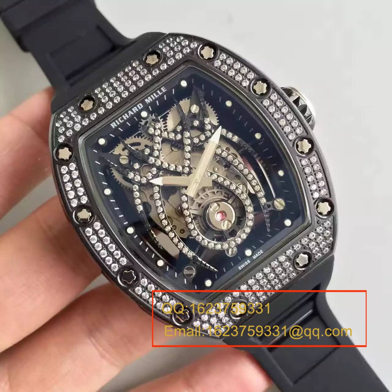 【KV一比一超A精仿手表】RICHARD MILLE  女士系列RM 19-01 TOURBILLON NATALIE PORTMAN wrist watch  / RM 19-01
