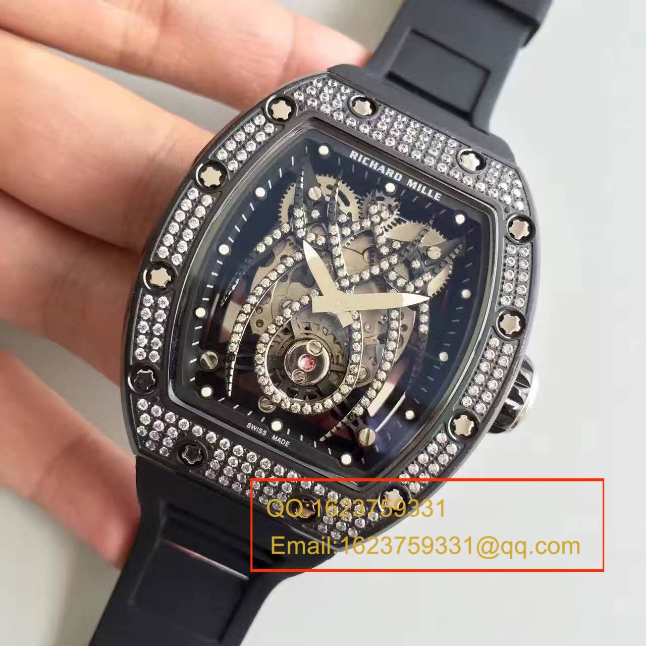 【KV一比一超A精仿手表】RICHARD MILLE  女士系列RM 19-01 TOURBILLON NATALIE PORTMAN wrist watch  / RM 19-01