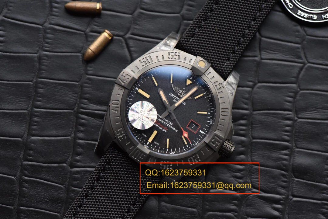 【独家 Video analysis GF一比一超A高仿手表】 Breitling 复仇者黑鸟侦察机44毫米V1731110/BD74/109W/M20BASA.1 Breitling 黑鸟 wrist watch  / BLBB066