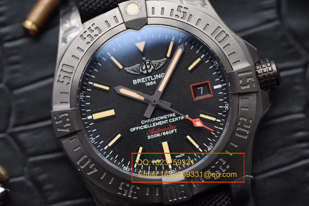 【独家 Video analysis GF一比一超A高仿手表】 Breitling 复仇者黑鸟侦察机44毫米V1731110/BD74/109W/M20BASA.1 Breitling 黑鸟 wrist watch  / BLBB066