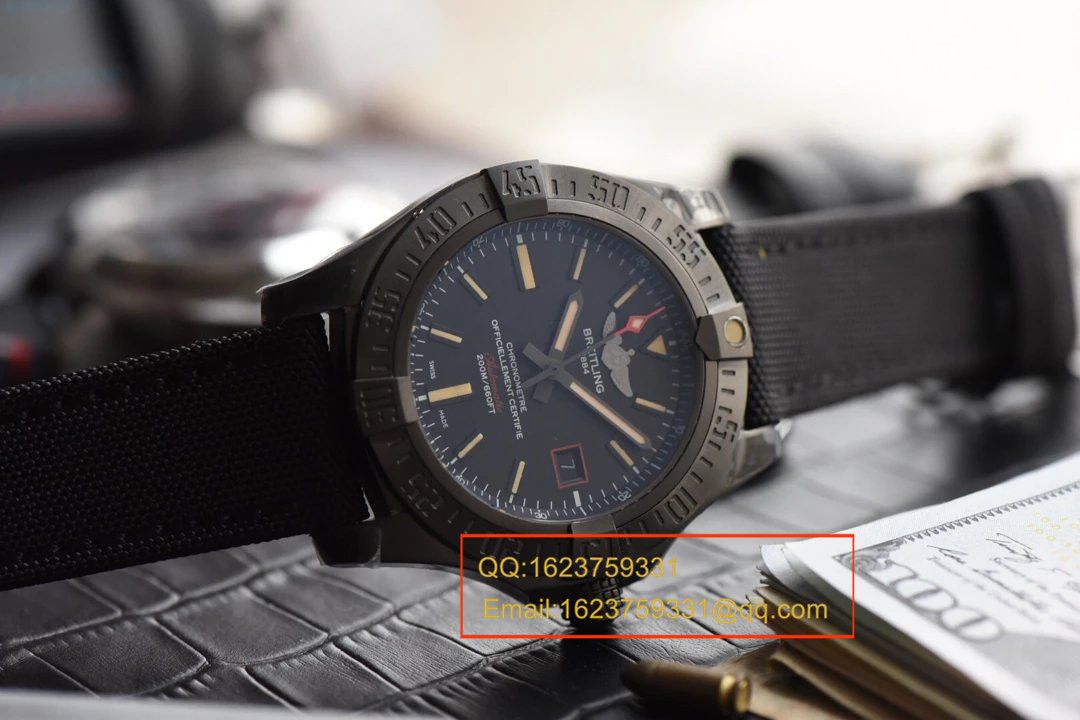 【独家 Video analysis GF一比一超A高仿手表】 Breitling 复仇者黑鸟侦察机44毫米V1731110/BD74/109W/M20BASA.1 Breitling 黑鸟 wrist watch  / BLBB066