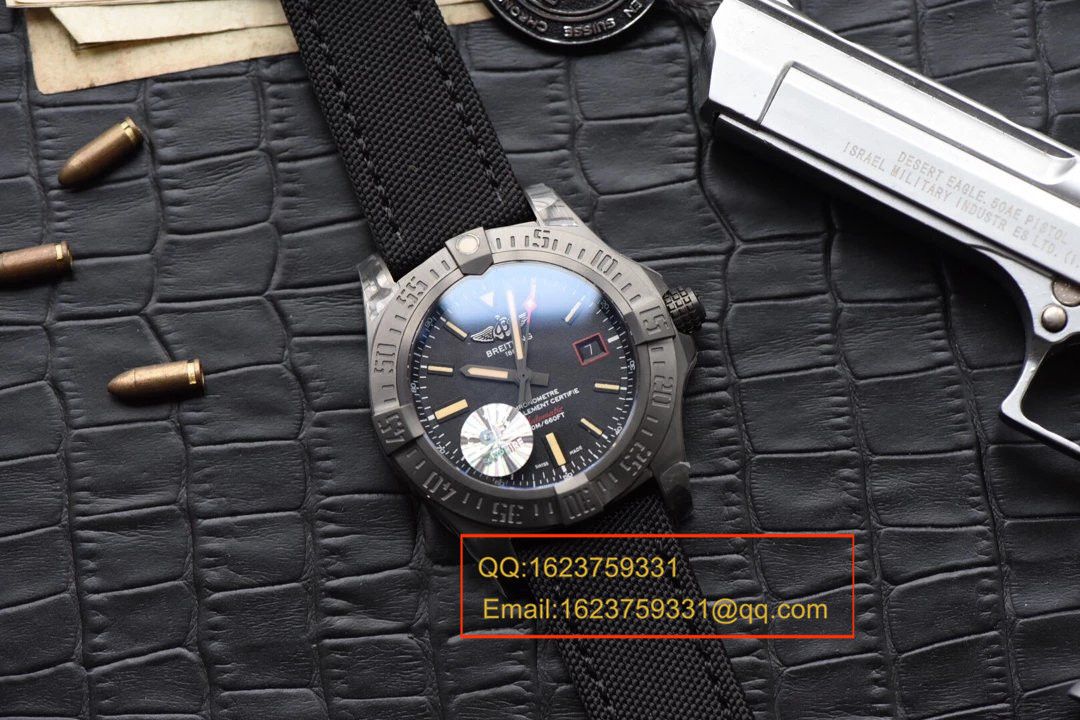 【独家 Video analysis GF一比一超A高仿手表】 Breitling 复仇者黑鸟侦察机44毫米V1731110/BD74/109W/M20BASA.1 Breitling 黑鸟 wrist watch  / BLBB066