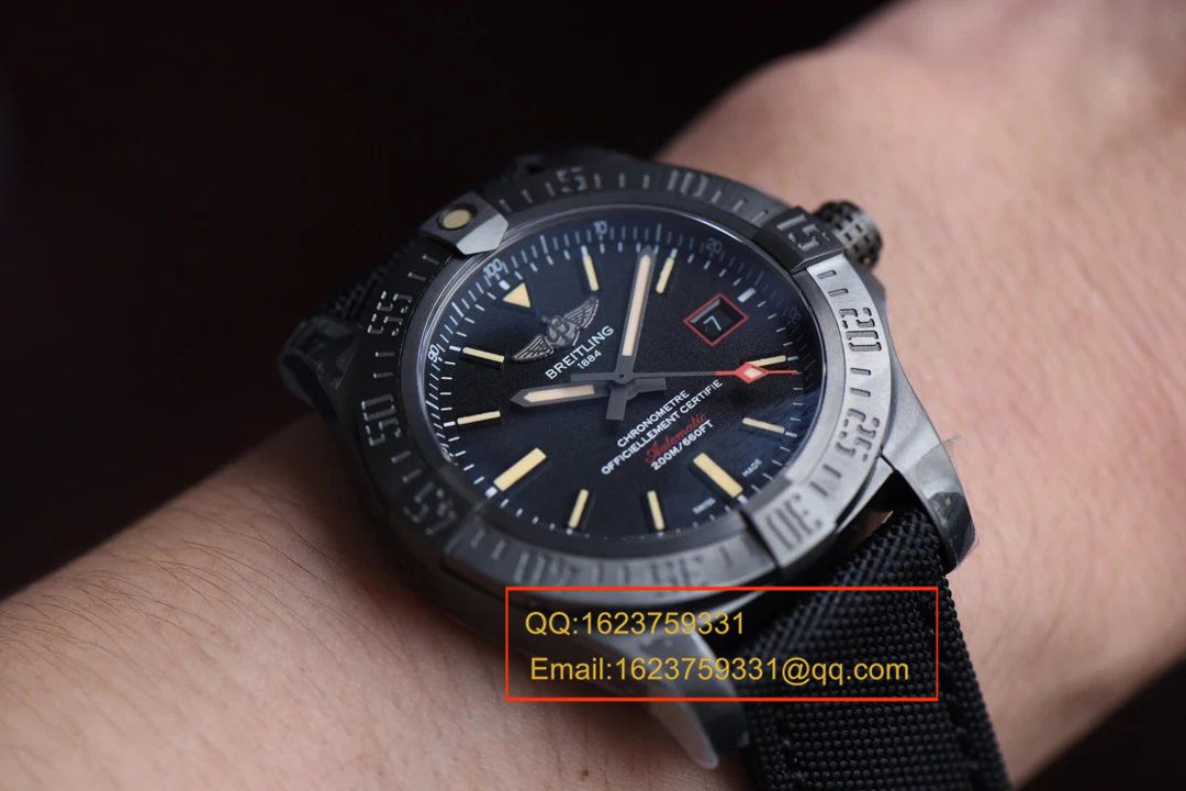 【独家 Video analysis GF一比一超A高仿手表】 Breitling 复仇者黑鸟侦察机44毫米V1731110/BD74/109W/M20BASA.1 Breitling 黑鸟 wrist watch  / BLBB066