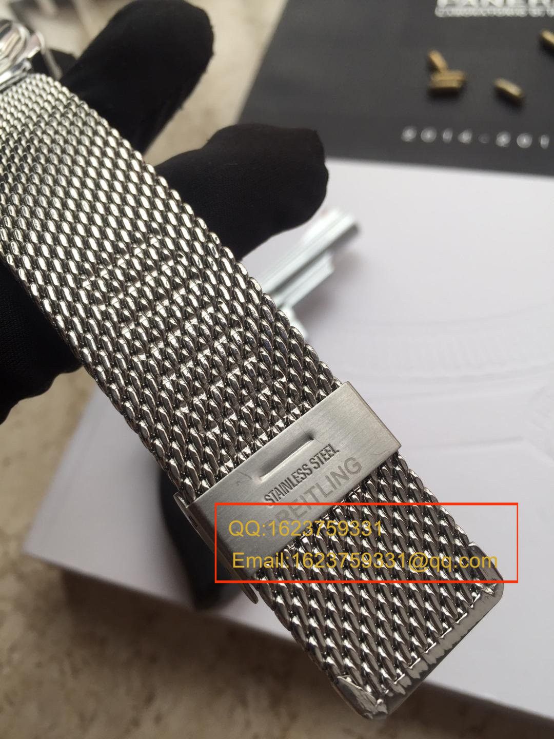 【视频解析】 Breitling 超级海洋文化系列精钢 watchcase -黑色表盘-Ocean Classic表链 wrist watch  / BLAH053