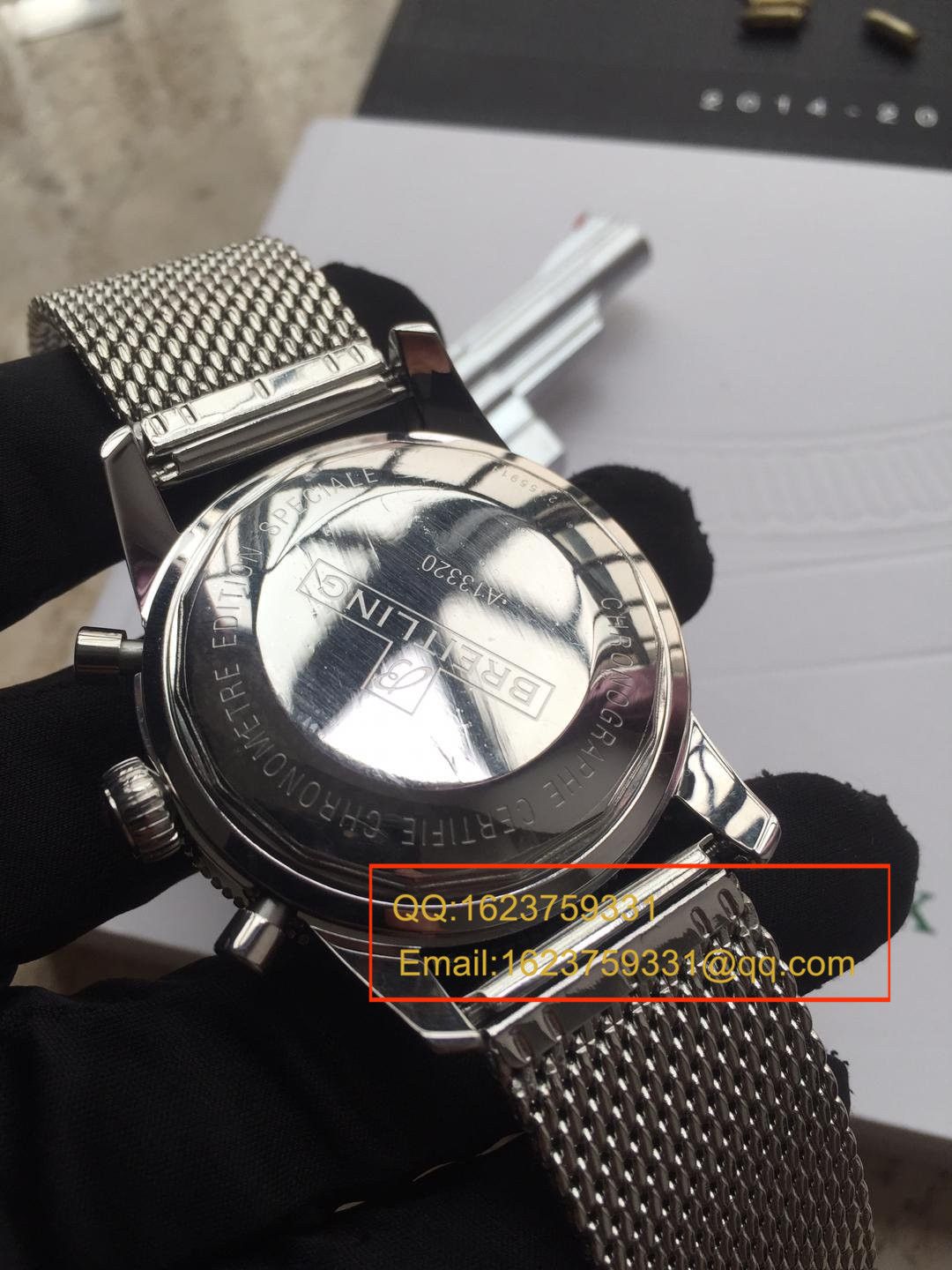 【视频解析】 Breitling 超级海洋文化系列精钢 watchcase -黑色表盘-Ocean Classic表链 wrist watch  / BLAH053