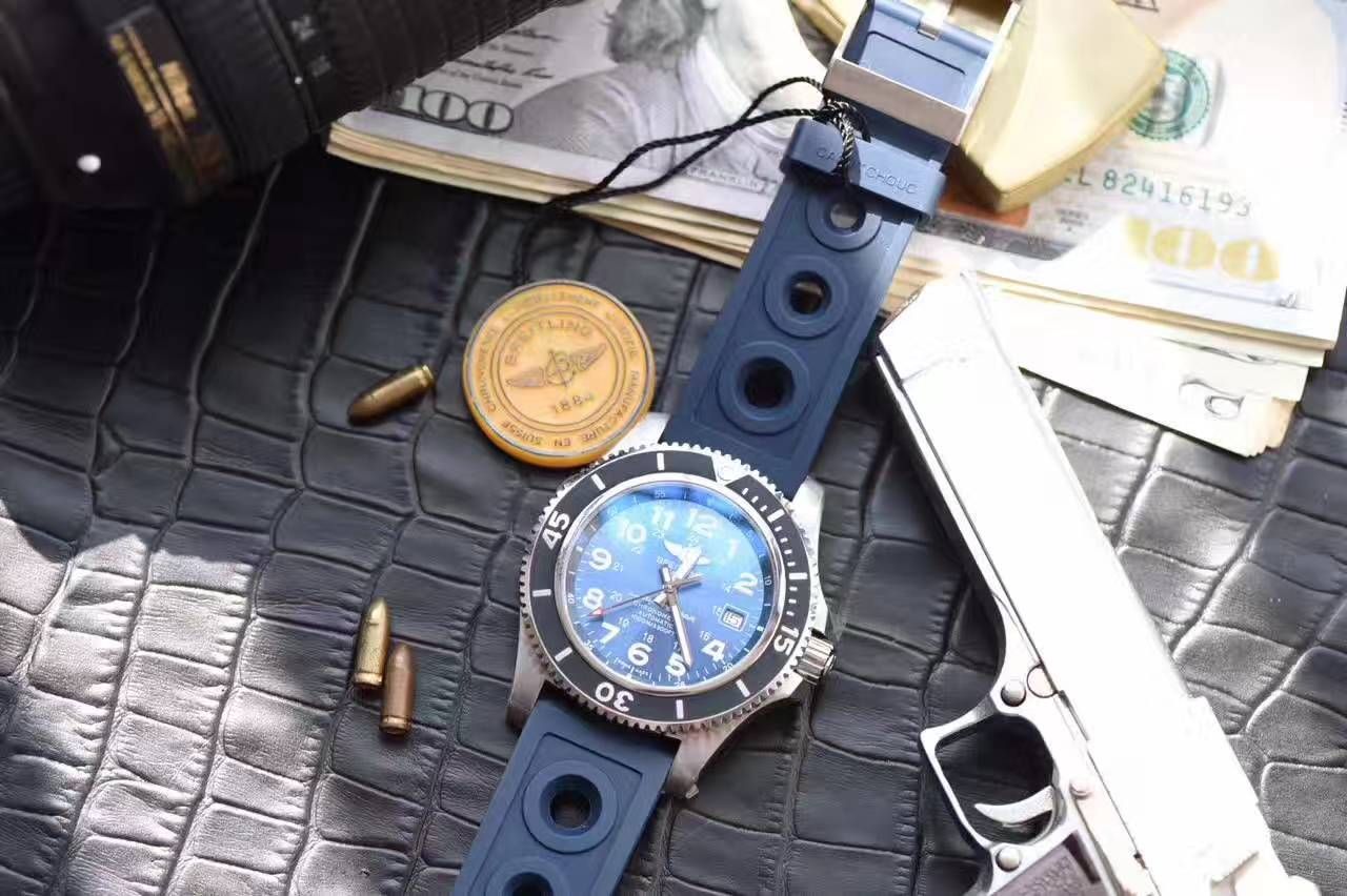 【视频解析N Factory 1:1超A高仿手表】 Breitling 超级海洋二代系列A17392D8/C910/228S/A20SS.1 wrist watch  / BL055A
