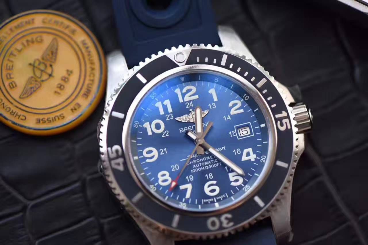 【视频解析N Factory 1:1超A高仿手表】 Breitling 超级海洋二代系列A17392D8/C910/228S/A20SS.1 wrist watch  / BL055A