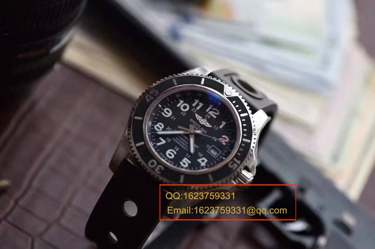 【 Video analysis N Factory 一比一高精仿手表】 Breitling 超级海洋二代44CM系列A17392D7/BD68/227S/A20SS.1男表 / BL055