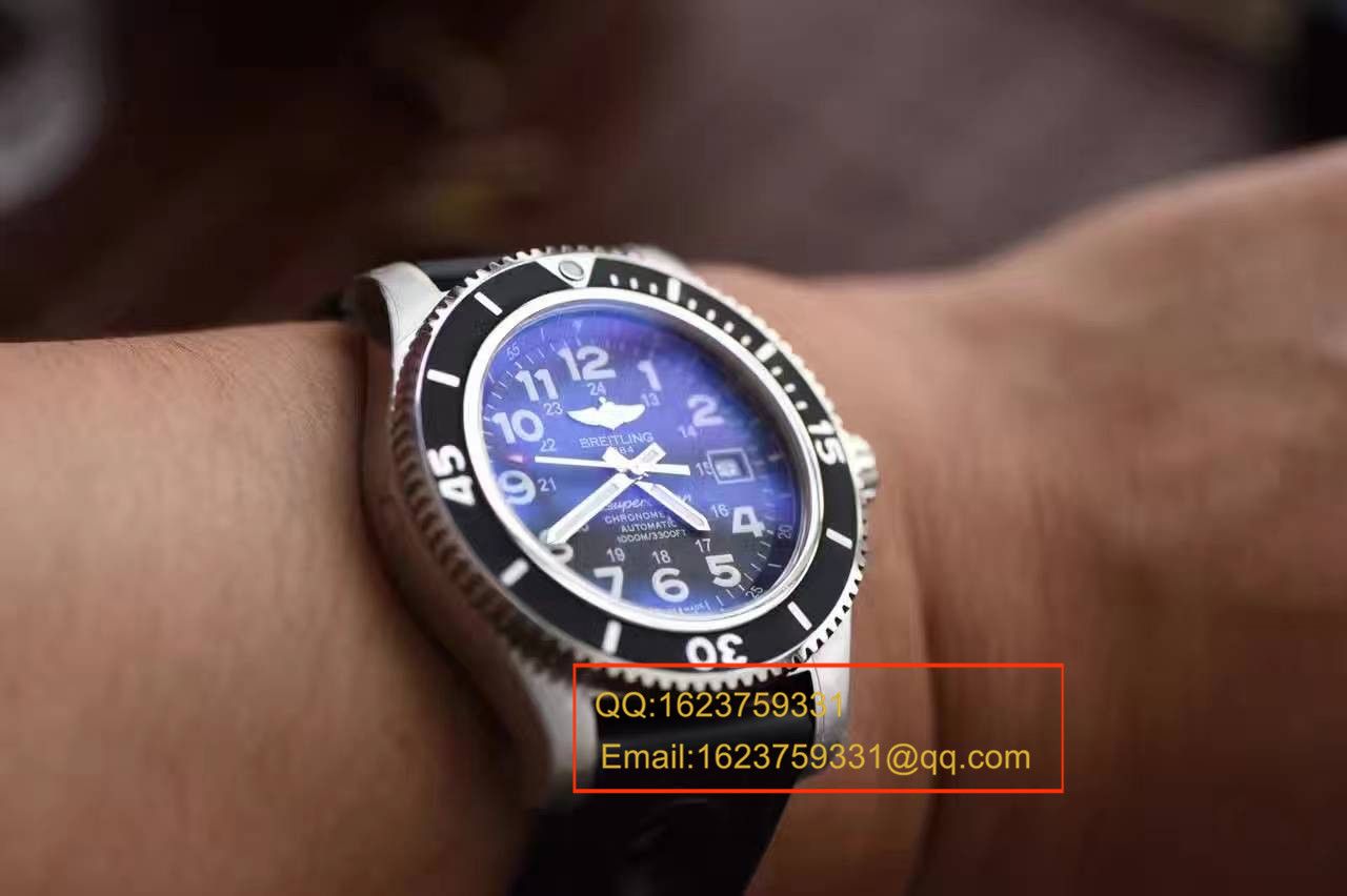 【 Video analysis N Factory 一比一高精仿手表】 Breitling 超级海洋二代44CM系列A17392D7/BD68/227S/A20SS.1男表 / BL055