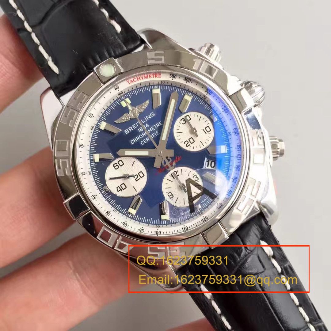 【JF Factory 超A高仿手表】 Breitling 机械计时系列AB011011/C788(Pilot飞行员牛皮表链) wrist watch  / BL002