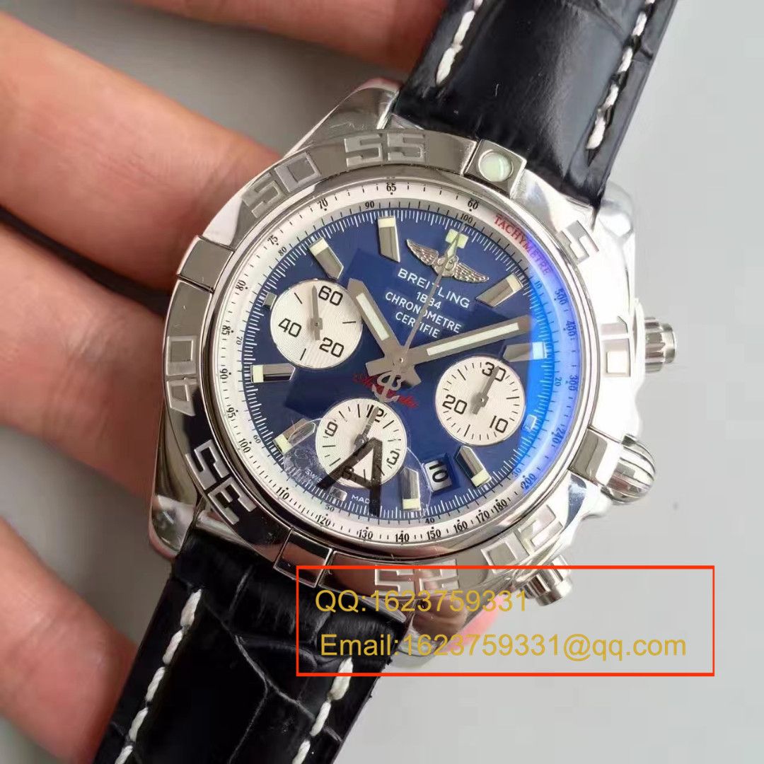 【JF Factory 超A高仿手表】 Breitling 机械计时系列AB011011/C788(Pilot飞行员牛皮表链) wrist watch  / BL002