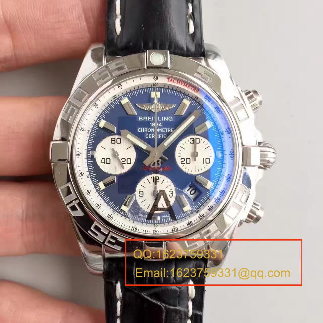 【JF Factory 超A高仿手表】 Breitling 机械计时系列AB011011/C788(Pilot飞行员牛皮表链) wrist watch  / BL002