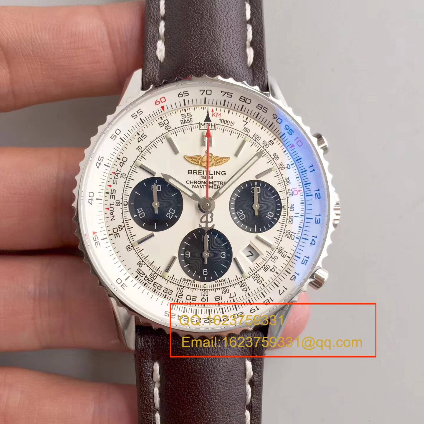 【JF Factory 一比一复刻手表】 Breitling 航空计时系列“太阳的后裔”AB012012.BB01.435X-Navitimer航空精钢 wrist watch  / BL018