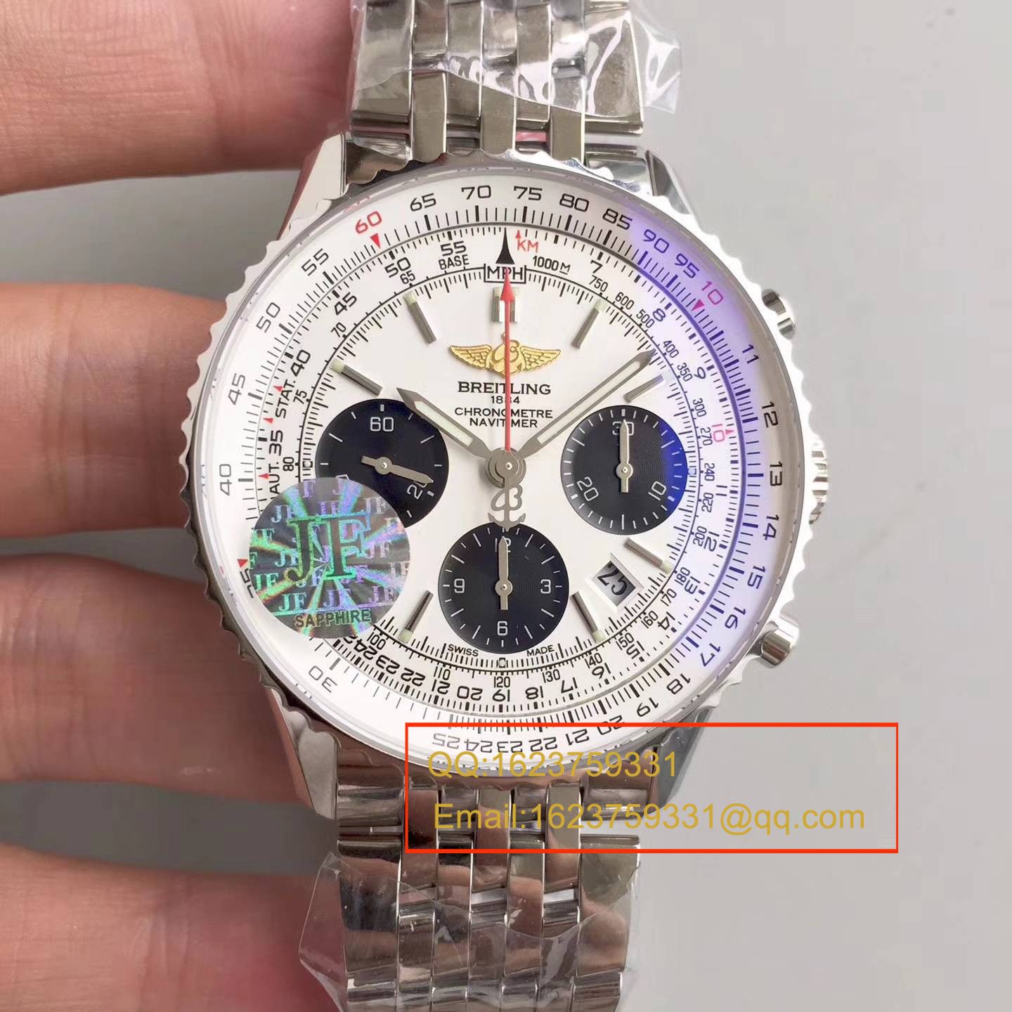 【JF Factory 一比一复刻手表】 Breitling 航空计时系列“太阳的后裔”AB012012.BB01.435X-Navitimer航空精钢 wrist watch  / BL018