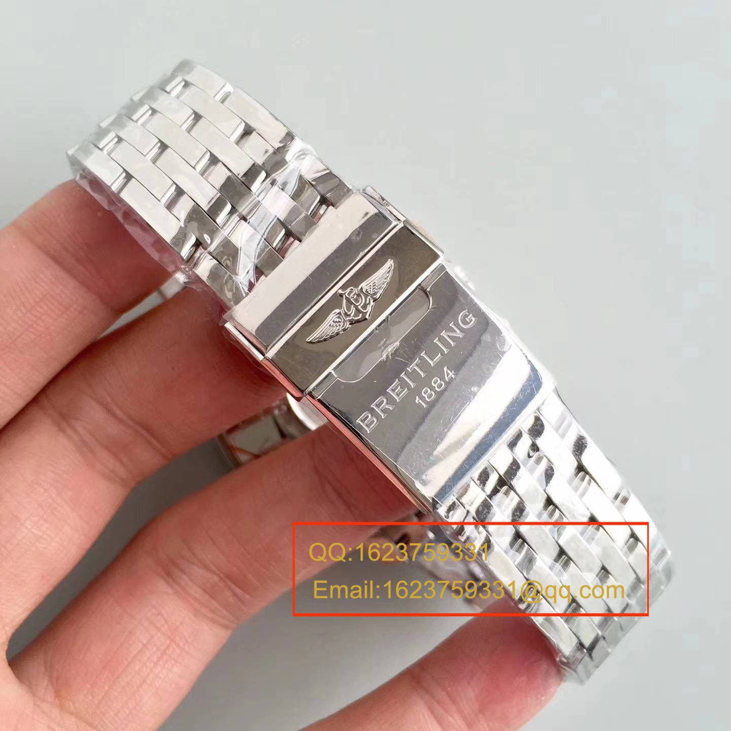 【JF Factory 一比一复刻高仿手表】 Breitling 航空计时系列“太阳的后裔”-蓝色表盘-Navitimer航空精钢表链 wrist watch  / BL017