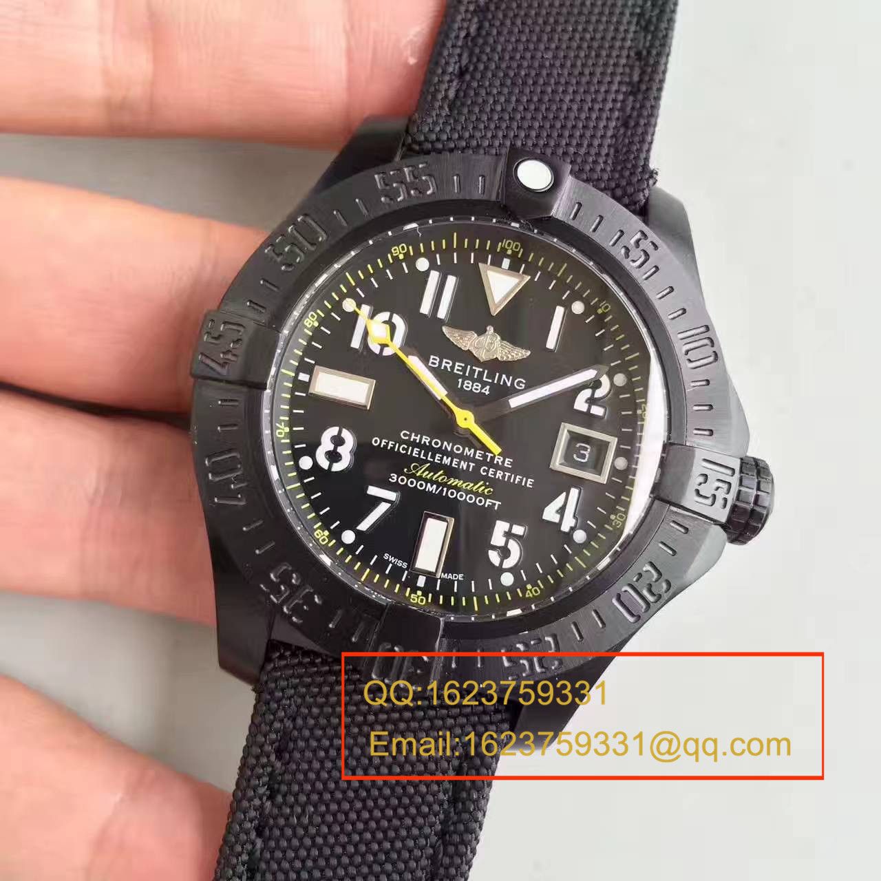【BL一比一超A精仿手表】 Breitling 黄针限量版breitling avenger seawoif II 香港限量版 / BL069
