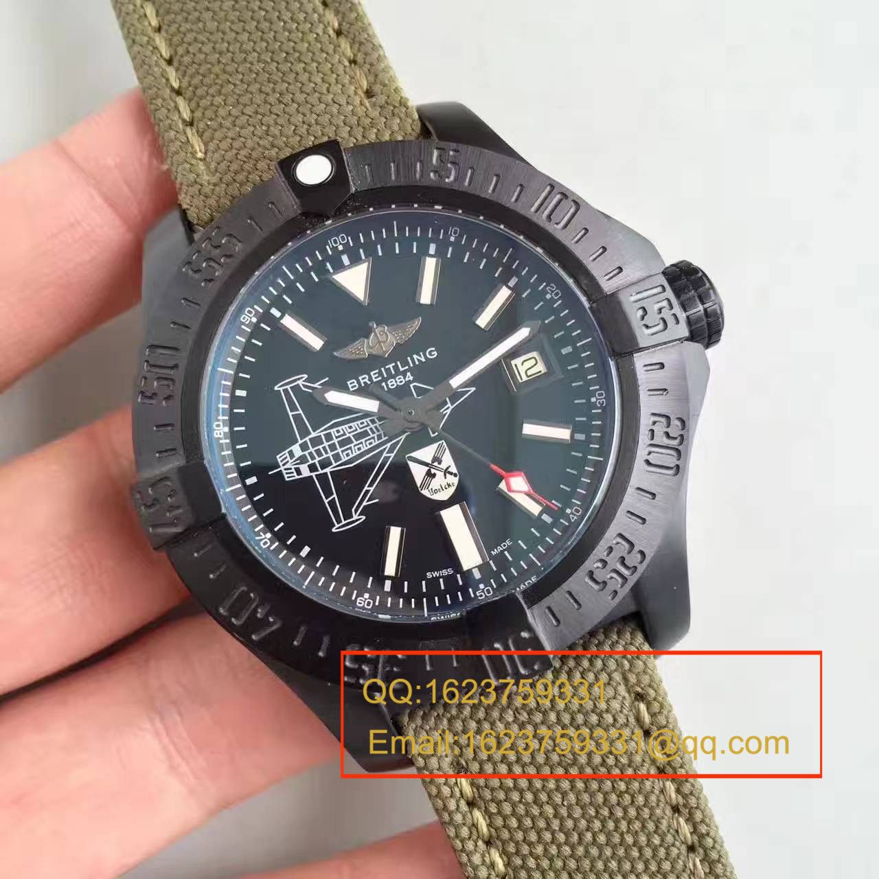 【BL一比一超A复刻手表】 Breitling 复仇者二代海狼限量版纪念德国战斗机版《斯瓦尔德·伯尔克Oswald Boelcke 》 / BL067