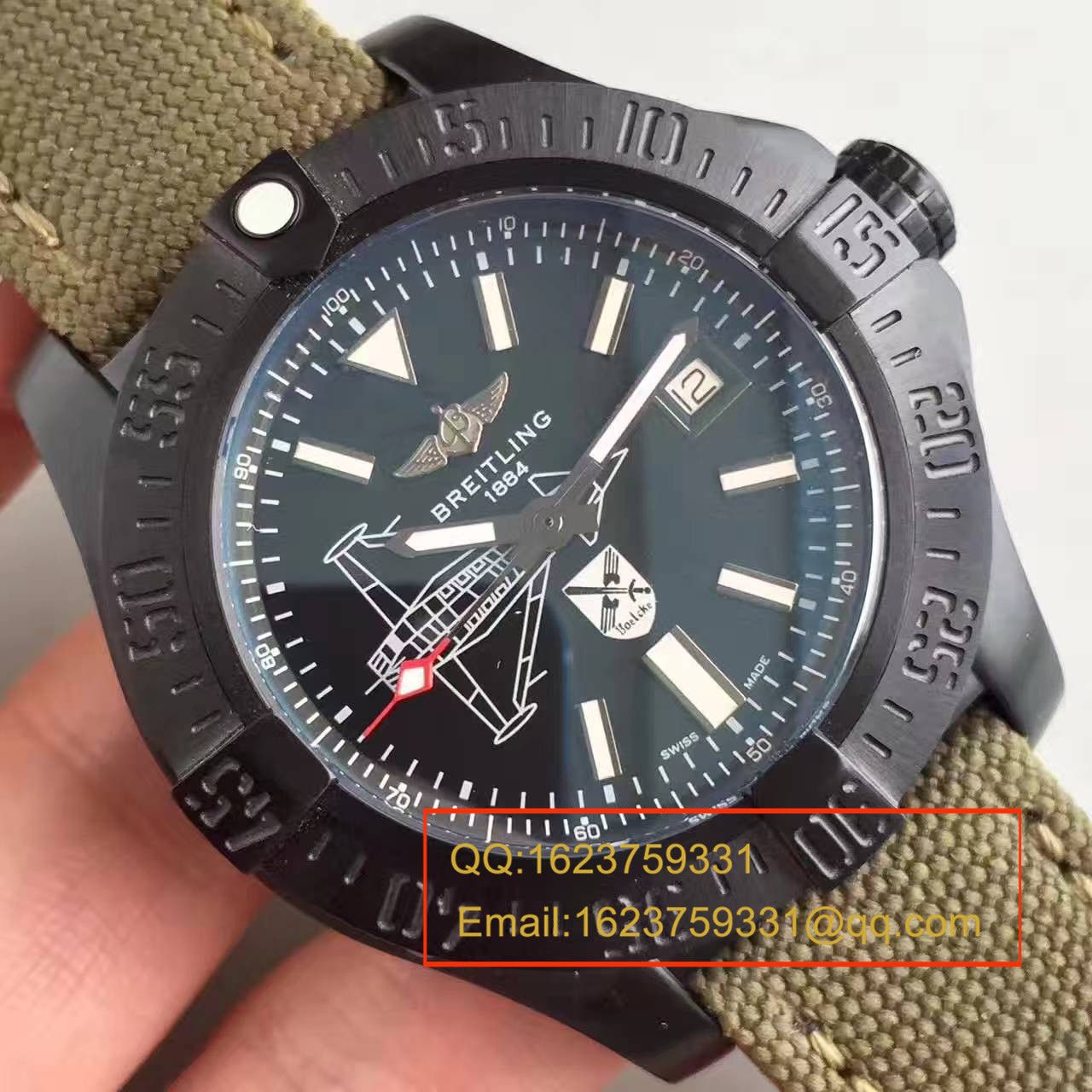 【BL一比一超A复刻手表】 Breitling 复仇者二代海狼限量版纪念德国战斗机版《斯瓦尔德·伯尔克Oswald Boelcke 》 / BL067
