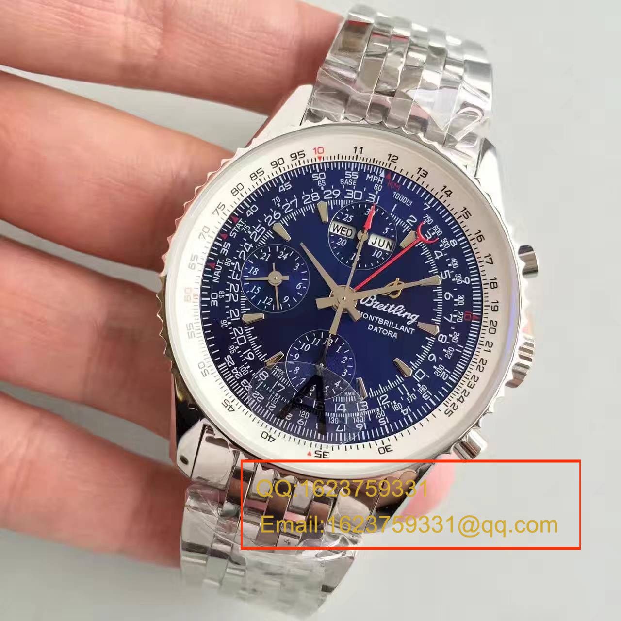 【JF1:1超A高精仿手表】 Breitling 蒙柏朗计时系列A2133012-B571蓝盘 wrist watch  / BL042